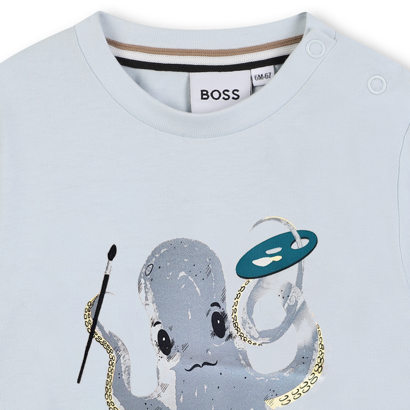 T-shirt met lange mouwen BOSS 
                        BOY