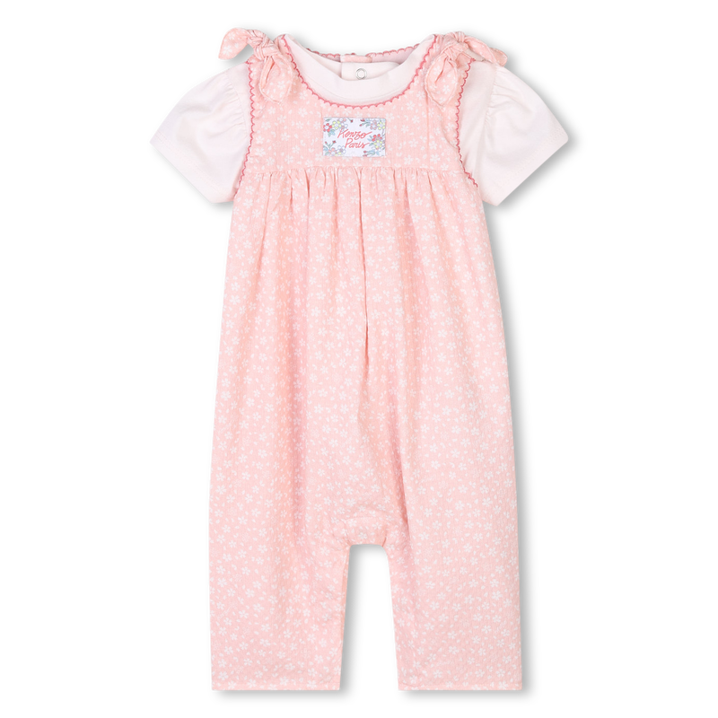 Set kruippakje en T-shirt KENZO KIDS 
                        GIRL