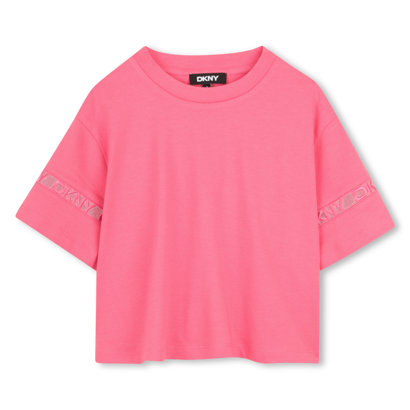T-SHIRT MET KORTE MOUWEN DKNY 
                        GIRL