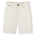 Gevoerde chino bermuda, ZAND, hi-res
