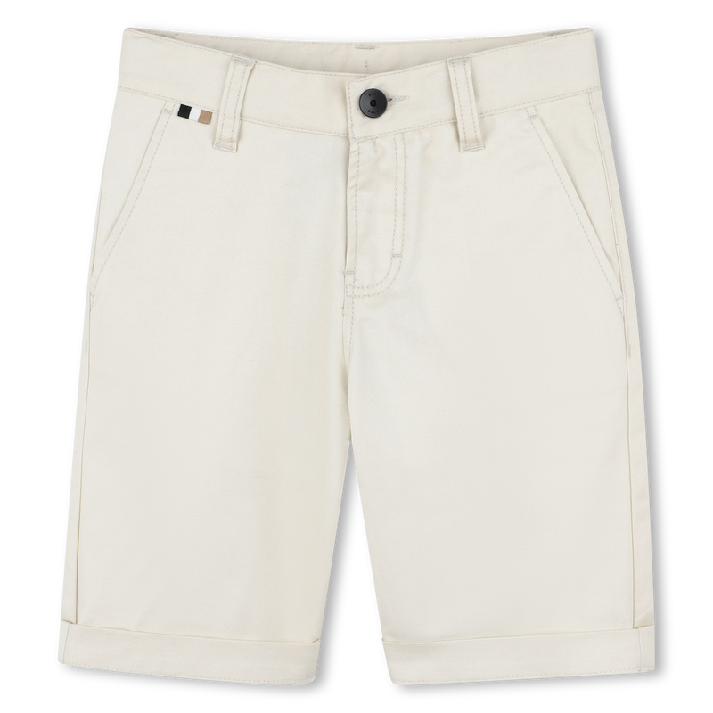 Gevoerde chino bermuda BOSS 
                        BOY