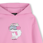 Hoody jurk KARL LAGERFELD KIDS 
                    GIRL