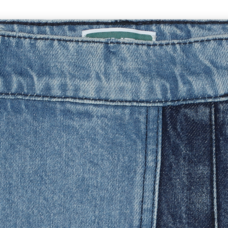 Spijkershort met borduursel KENZO KIDS 
                        GIRL