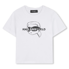 T-shirt met korte mouwen KARL LAGERFELD KIDS 
                    GIRL