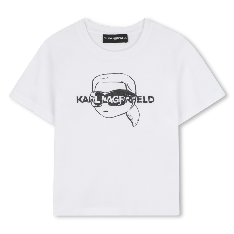 T-shirt met korte mouwen KARL LAGERFELD KIDS 
                        GIRL