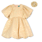Feestjurk en scrunchie KENZO KIDS 
                    MEISJE