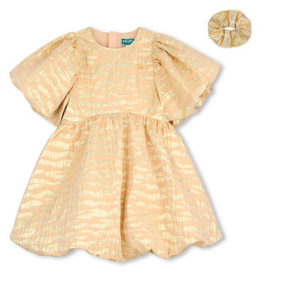 Feestjurk en scrunchie KENZO KIDS MEISJE