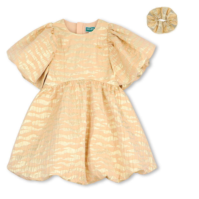 Feestjurk en scrunchie KENZO KIDS 
                        MEISJE