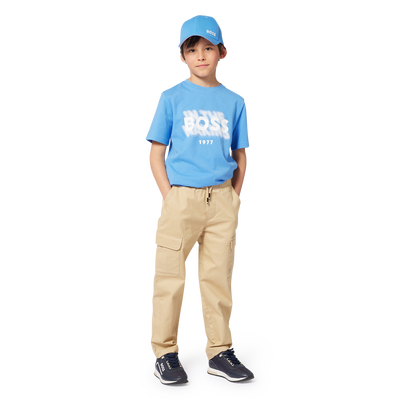 Katoenen T-shirt korte mouwen BOSS BOY