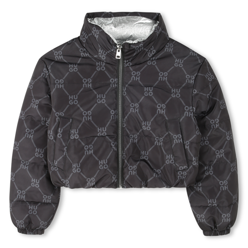 Korte omkeerbare anorak HUGO 
                        GIRL