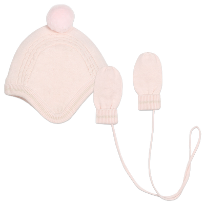 Set muts + wantjes CARREMENT BEAU MEISJE