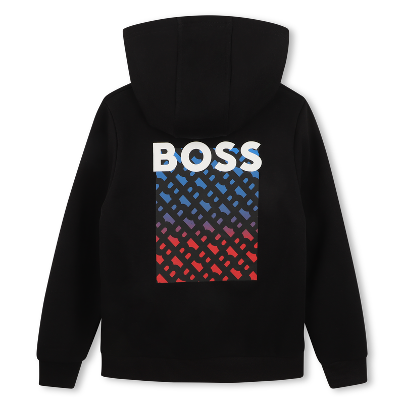 SWEATER MET KAP BOSS 
                        JONGEN