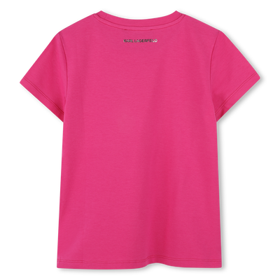 T-shirt met korte mouwen KARL LAGERFELD KIDS GIRL