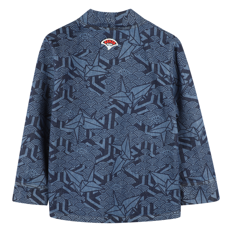 Spijkerjasje met print KENZO KIDS 
                        UNISEX