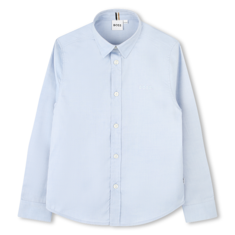 SHIRT MET LANGE MOUWEN BOSS 
                        BOY