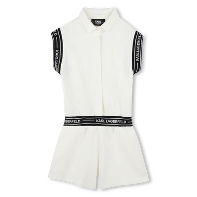Jumpsuit met korte mouwen KARL LAGERFELD KIDS GIRL