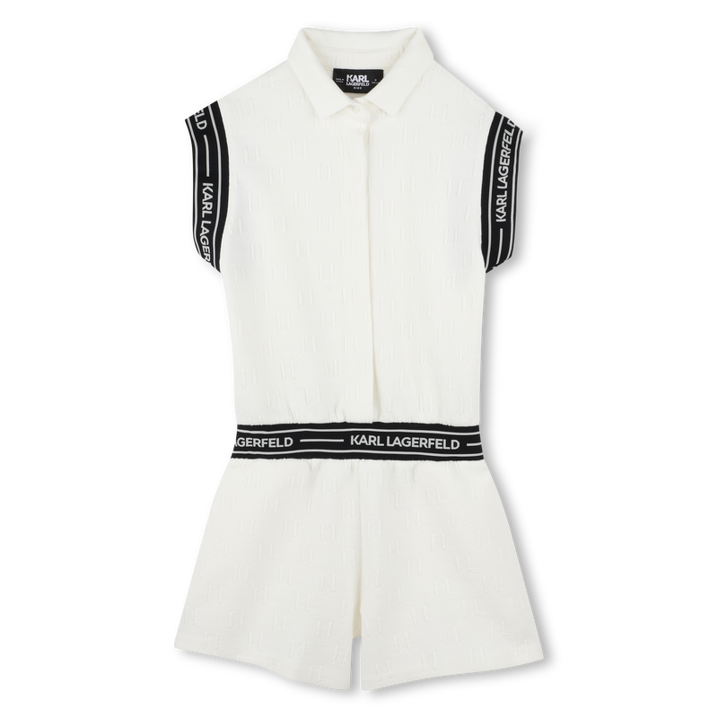Jumpsuit met korte mouwen KARL LAGERFELD KIDS 
                        GIRL
