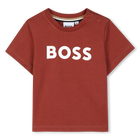 T-shirt met korte mouwen, BORDEAUX, hi-res