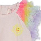 Katoenen T-shirt korte mouwen BILLIEBLUSH 
                    MEISJE