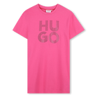 Jurk met korte mouwen HUGO 
                    GIRL