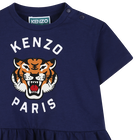 Jurk gerimpeld in de taille KENZO KIDS 
                    GIRL