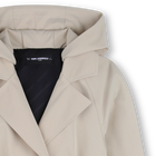 Gevoerde trenchcoat KARL LAGERFELD KIDS 
                    MEISJE