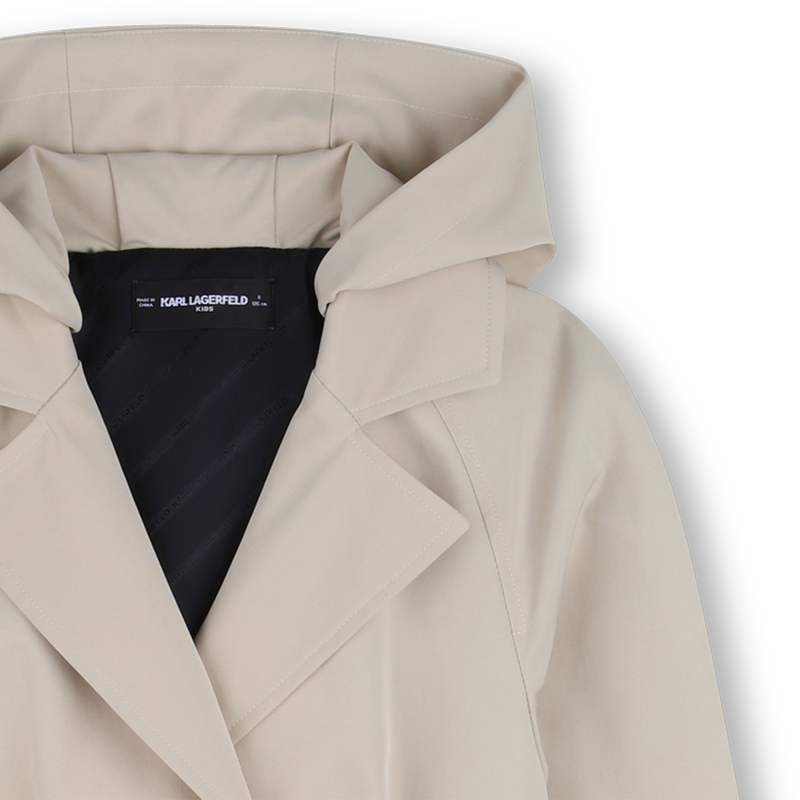 GEVOERDE TRENCHCOAT KARL LAGERFELD KIDS 
                        GIRL