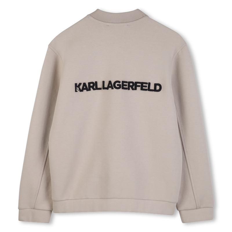 HOODIE MET RITS KARL LAGERFELD KIDS 
                        BOY