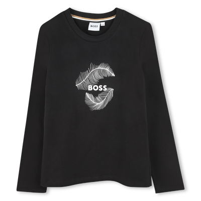 T-shirt met katoen BOSS GIRL