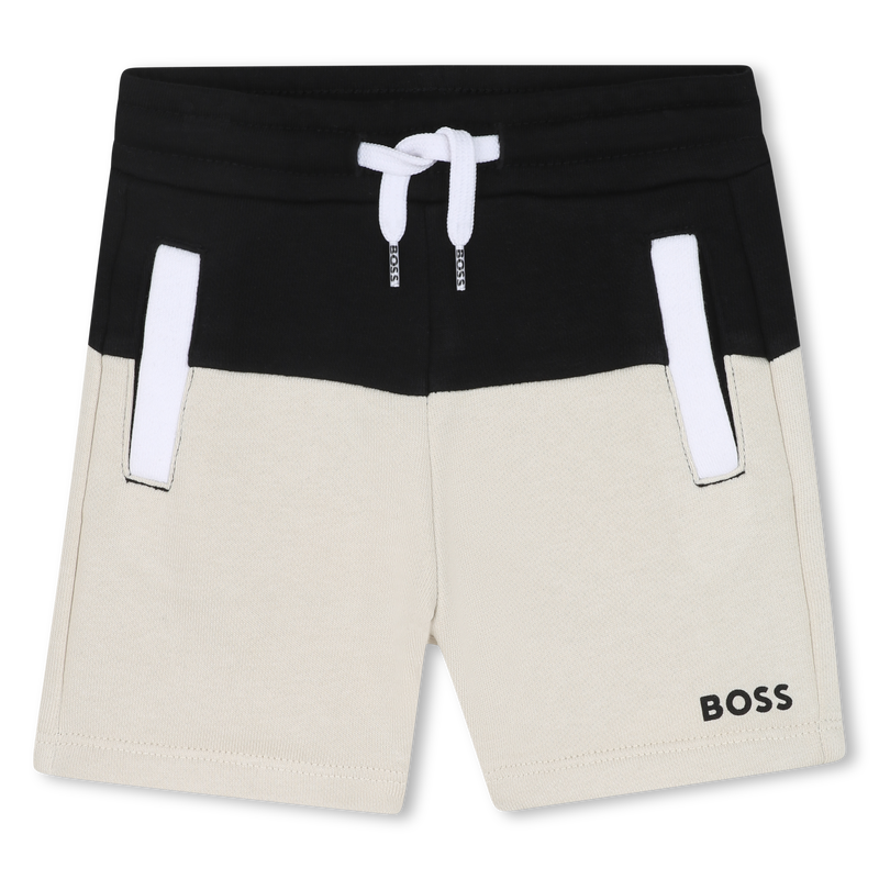 Fleece short in twee kleuren BOSS 
                        BOY