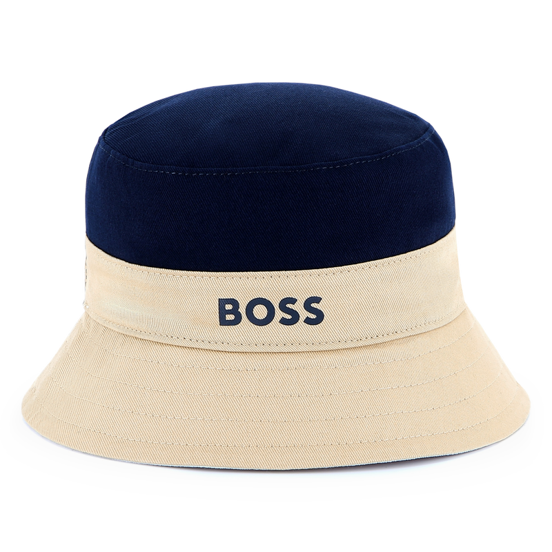Omkeerbare katoenen bob BOSS 
                        BOY
