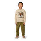 Ongeborsteld fleece sweatshirt KENZO KIDS 
                    BOY