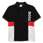 POLO MET KORTE MOUWEN BOSS 
                    JONGEN