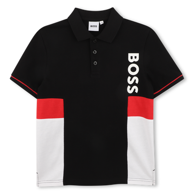 POLO MET KORTE MOUWEN BOSS JONGEN