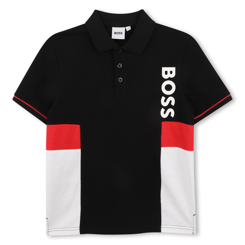 POLO MET KORTE MOUWEN BOSS 
                        JONGEN