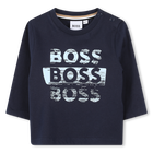 T-shirt met lange mouwen BOSS 
                    BOY
