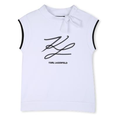 T-SHIRT MET KORTE MOUWEN KARL LAGERFELD KIDS GIRL