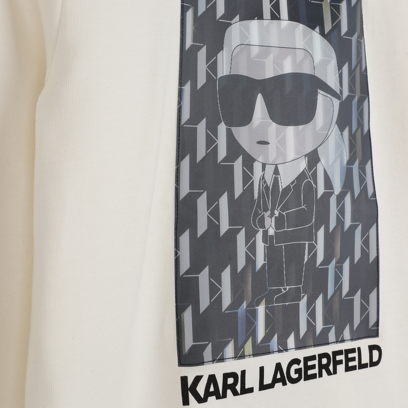 T-shirt met lange mouwen KARL LAGERFELD KIDS 
                        BOY