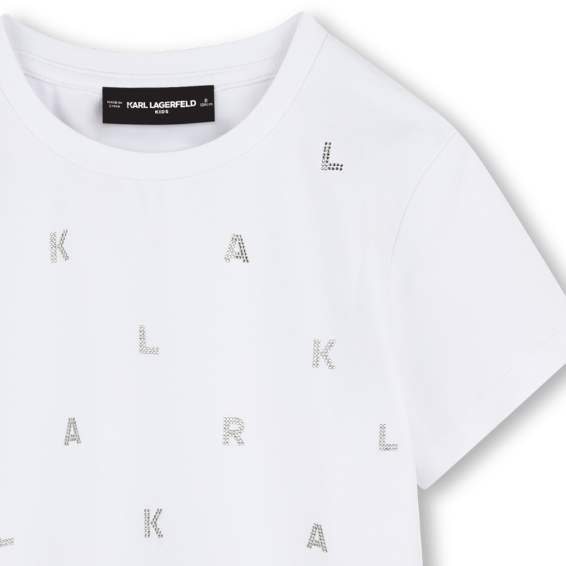 T-SHIRT KORTE MOUWEN KARL LAGERFELD KIDS 
                        GIRL