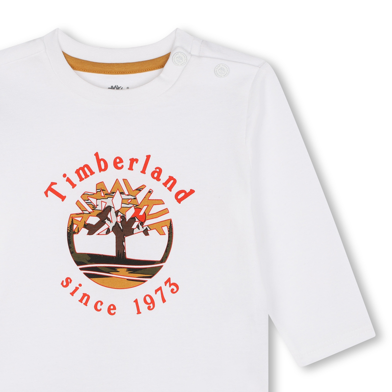 T-shirt met logoprint TIMBERLAND 
                        BOY