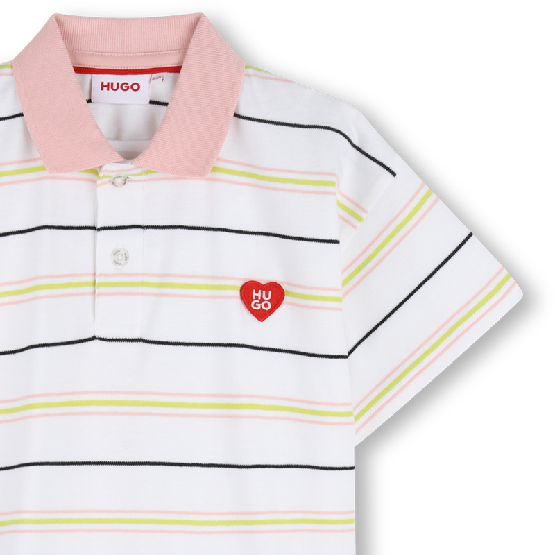 GESTREEPTE JURK HUGO 
                        GIRL