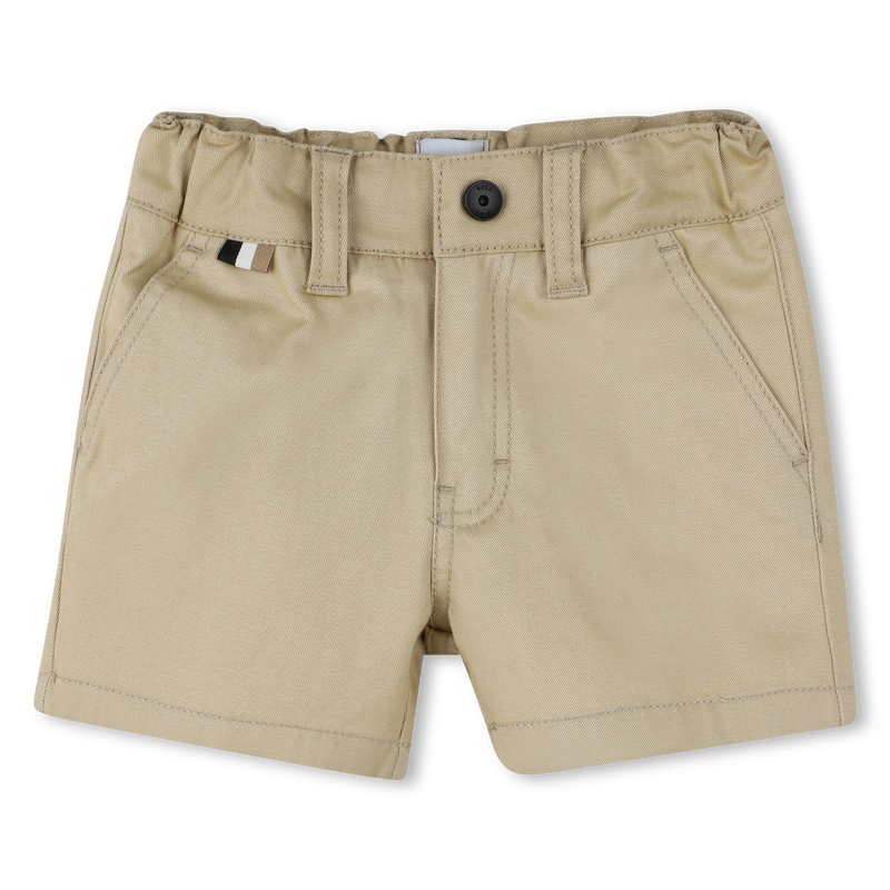 Effen katoenen short BOSS 
                        BOY