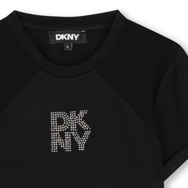T-SHIRT MET KORTE MOUWEN DKNY 
                        GIRL