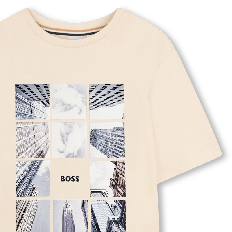 T-SHIRT MET KORTE MOUWEN BOSS 
                        BOY