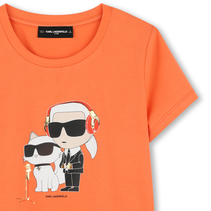 T-SHIRT KORTE MOUWEN KARL LAGERFELD KIDS 
                        GIRL