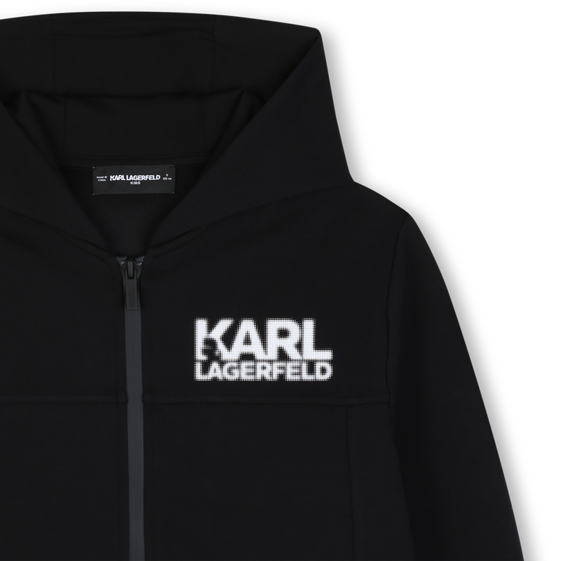 Capuchon cardigan KARL LAGERFELD KIDS 
                        BOY