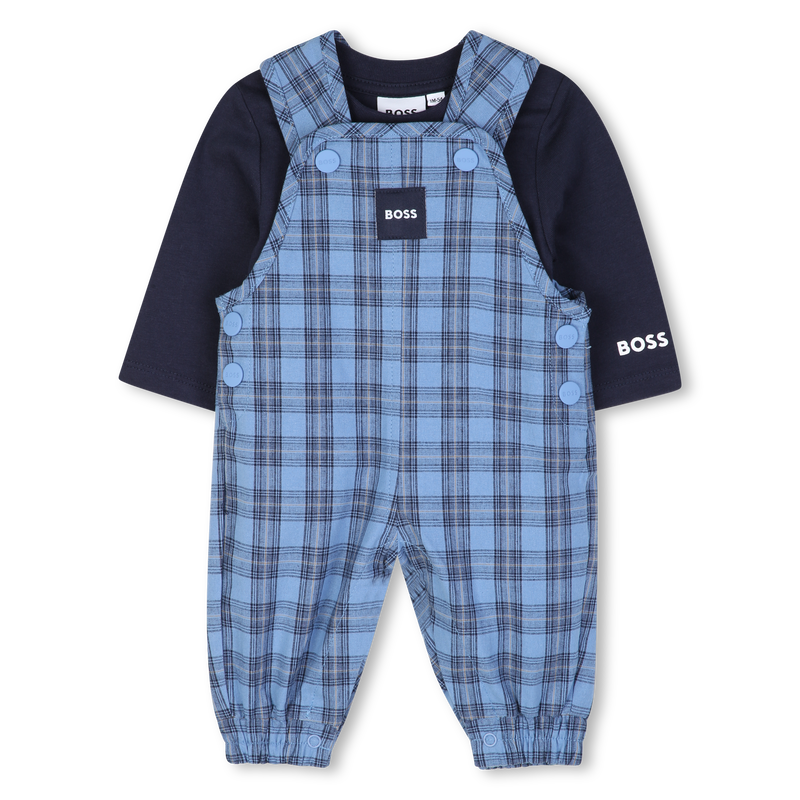 Overall- en T-shirtset BOSS 
                        JONGEN