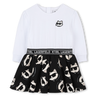 Jurk met lange mouwen KARL LAGERFELD KIDS 
                    GIRL