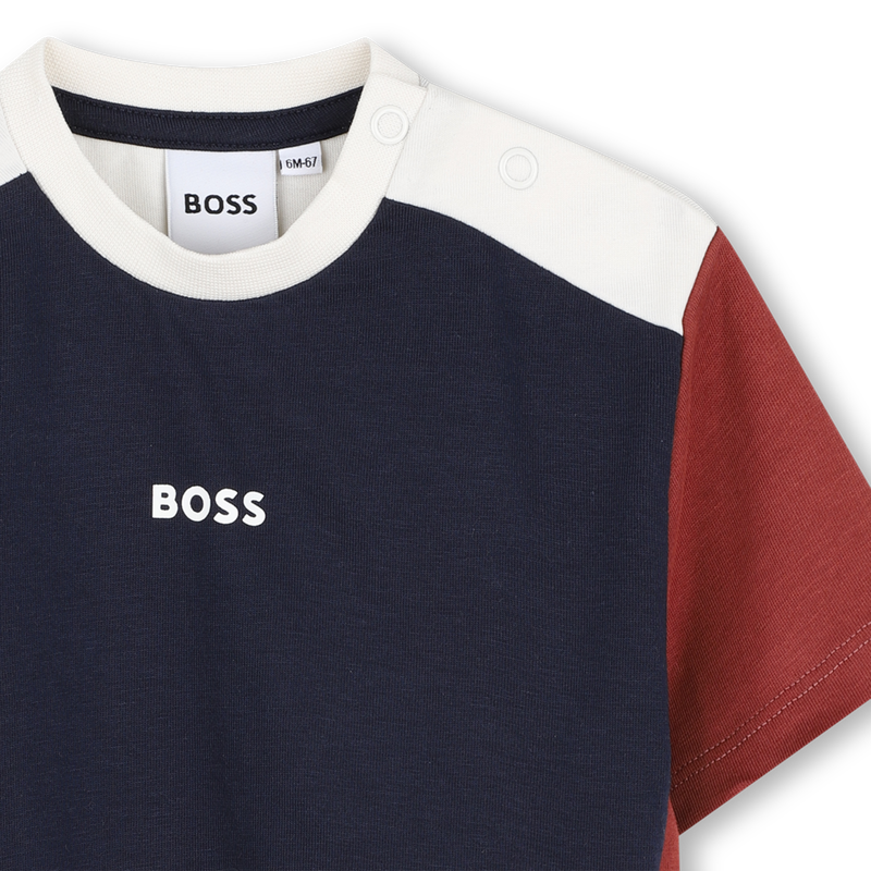 T-shirt met korte mouwen BOSS 
                        BOY