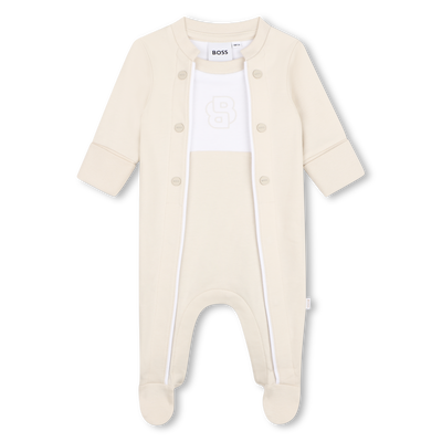 PYJAMA MET DRUKKNOOPSLUITING BOSS BOY